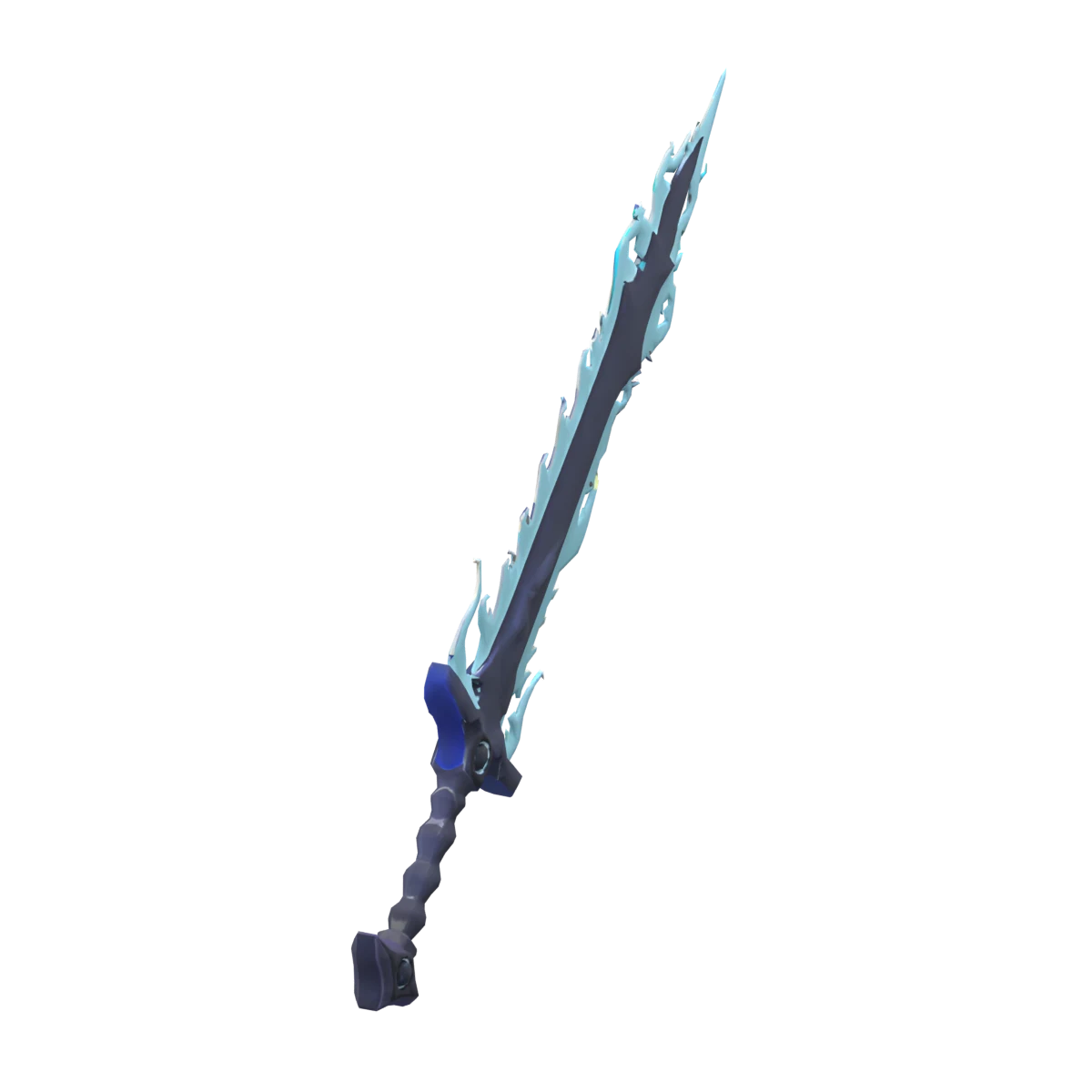Frost sword 3D game prop from the Quady3D community